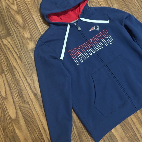 Pro Line / Fanatics * Full Zip Sweatshirt Hoodie * NE Patriots * Like NEW * L - Picture 3 of 10